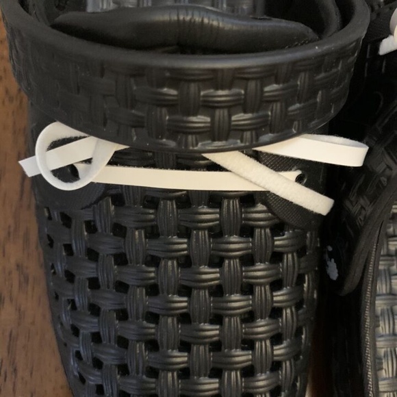 BARBARA KING SOLE STEPPERS SLIP ON GARDENING SHOES W/ INSERTS NEW M 9-10 BLACK - Picture 4 of 4